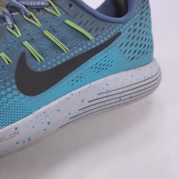 Nike Lunarglide 8 Athletic Lace Up Running Shoe Womens Size 9 849569-400 Blue - Picture 8 of 10